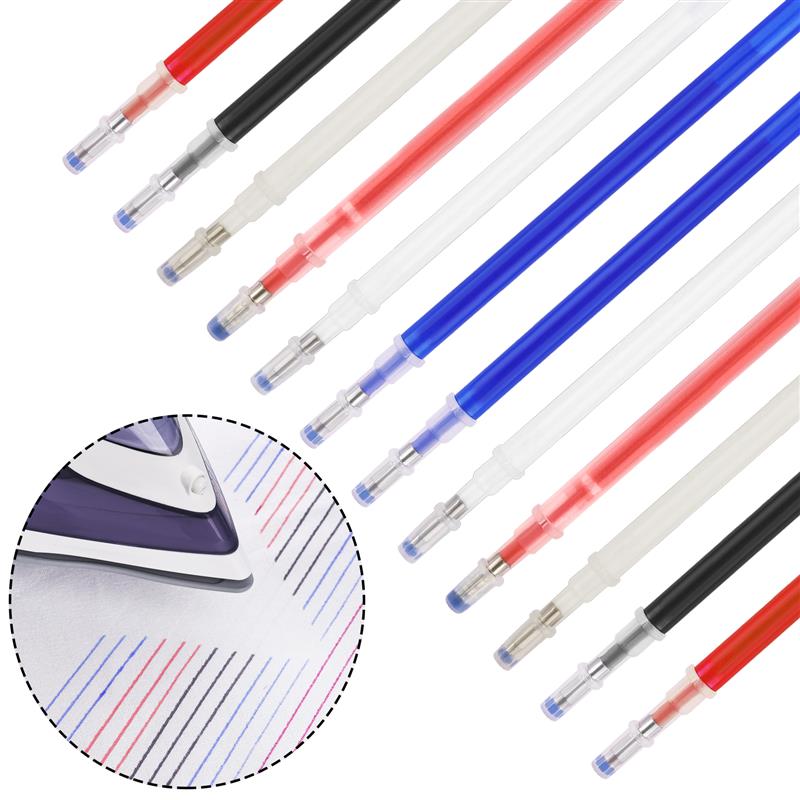 Illustration Marker Set - 10 ชิ้น/เซ็ตอุณหภูมิสูงหายไป MARKER ปากกาผ้าเครื่องหมาย DIY เย็บและด้ายวาดอุปกรณ์เสริมความร้อนแพ็คซีดจาง