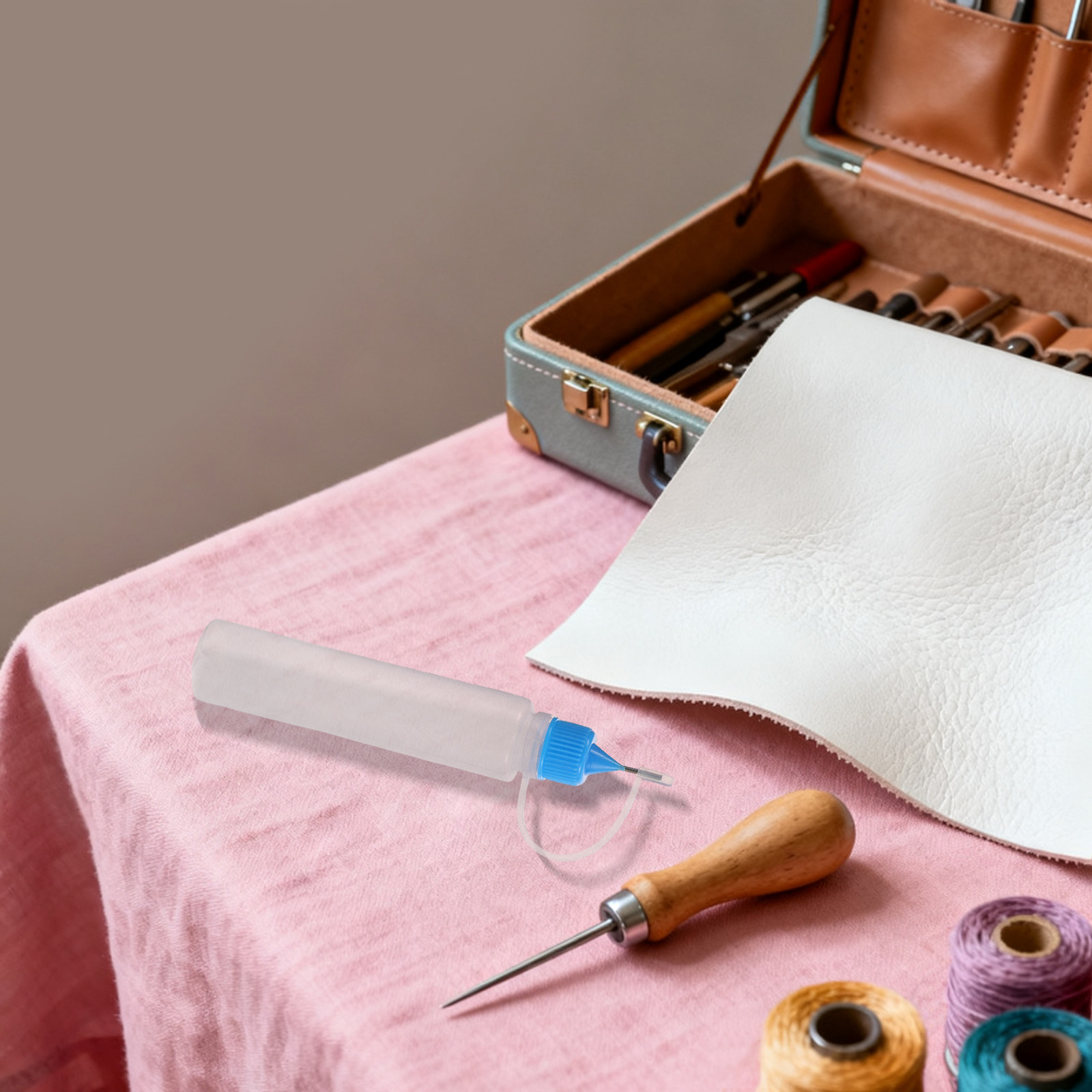 Art Craft Glue - ขวดกาวความแม่นยำสูง 20 ชิ้น ขวดพลาสติกใสพร้อมหัวบีบขนาดเล็กสำหรับงานศิลปะงานฝีมือ DIY และกาวติดวัสดุ