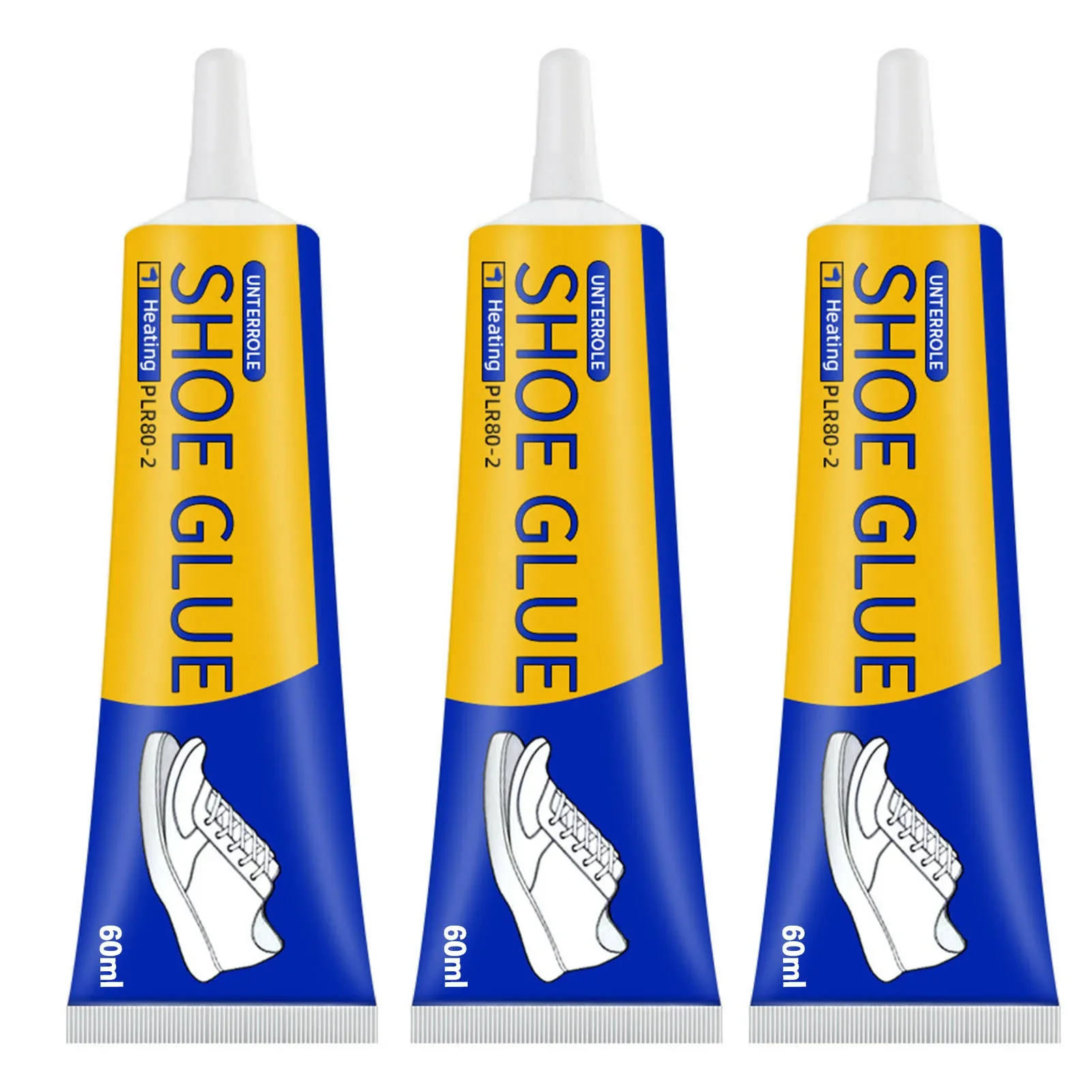 Art Craft Glue - กาวติดรองเท้าที่แข็งแกร่ง 60 มล. กาวติดรองเท้ากันน้ำแห้งเร็วสำหรับการซ่อมแซม, ซ่อมรองเท้าผ้าใบ, กาวงานฝีมือเรซินนุ่มใส
