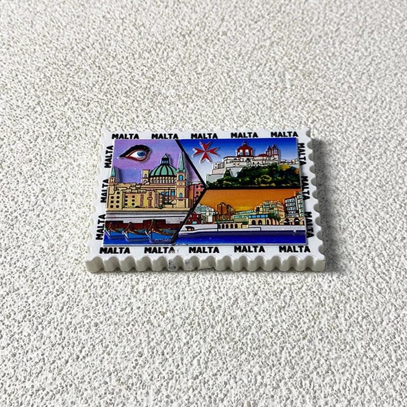 Art Craft Magnet - ของที่ระลึกจากมอลตา 1 ชิ้น ของตกแต่งบ้าน งานศิลปะและงานฝีมือ ของขวัญ