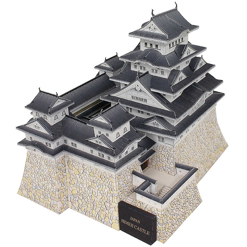 Art Craft Building - Japan Himeji ปราสาท3D กระดาษ House Papercraft