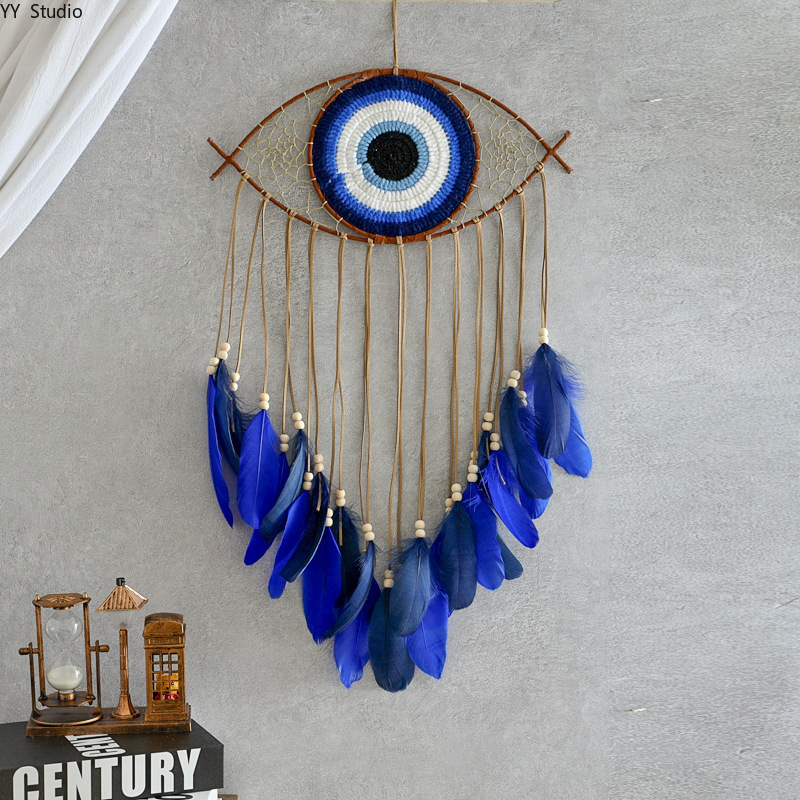 Art & Craft Paper Quilling - งานฝีมือสร้างสรรค์ ของตกแต่งผนังรูปดวงตาปีศาจ ของตกแต่งบ้าน ของตกแต่งผนังห้องนั่งเล่น งานศิลปะและงานฝีมือ ของขวัญ