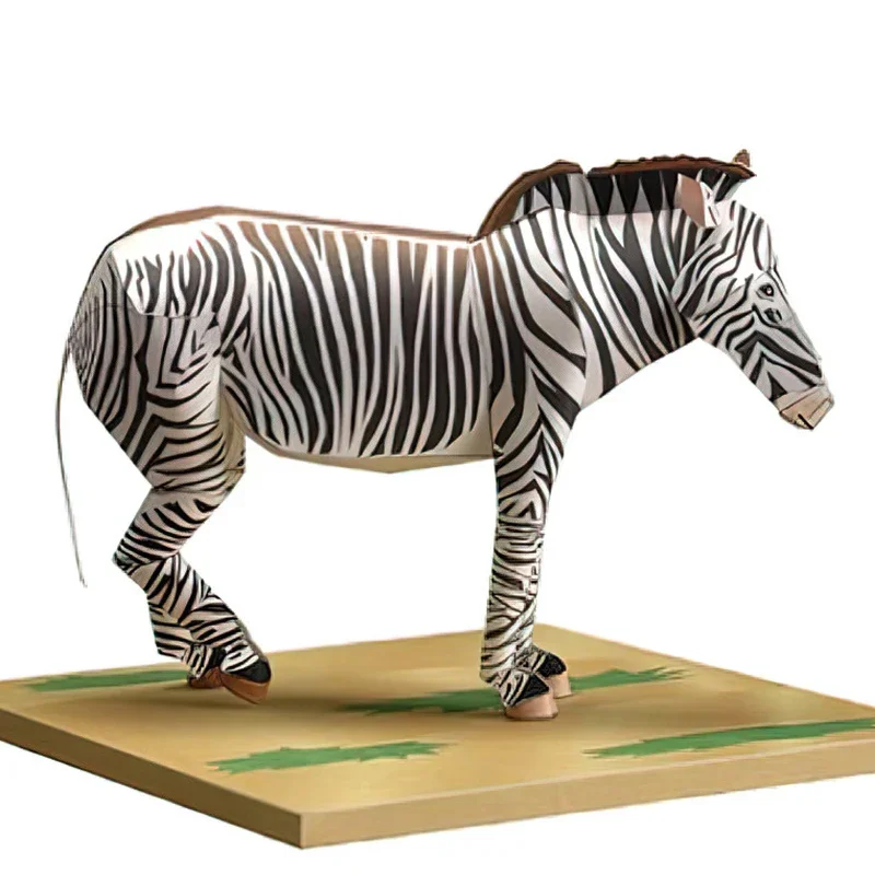 Art Craft Zebra - Zebra Origami Art Mini 3D พับกระดาษ