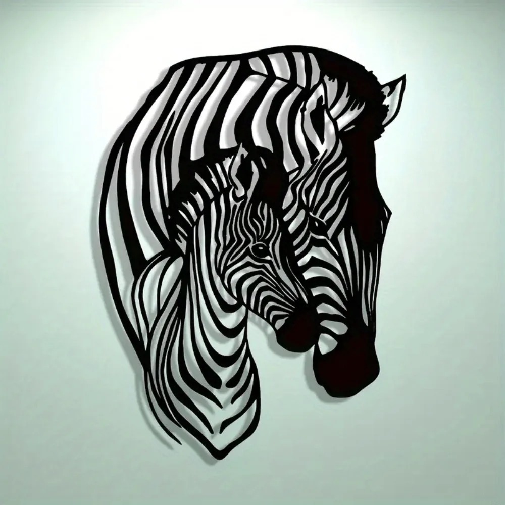 Art Craft Zebra - แบรนด์เซบร้า แฟมิลี่ เมทัล วอลล์ อาร์ต งานศิลปะตกแต่งผนังเหล็กสไตล์มินิมอล