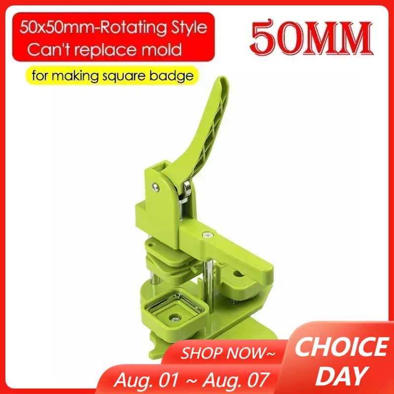 Art Craft Magnet - หมุนสไตล์สแควร์ Badge ปุ่ม Maker สําหรับ DIY