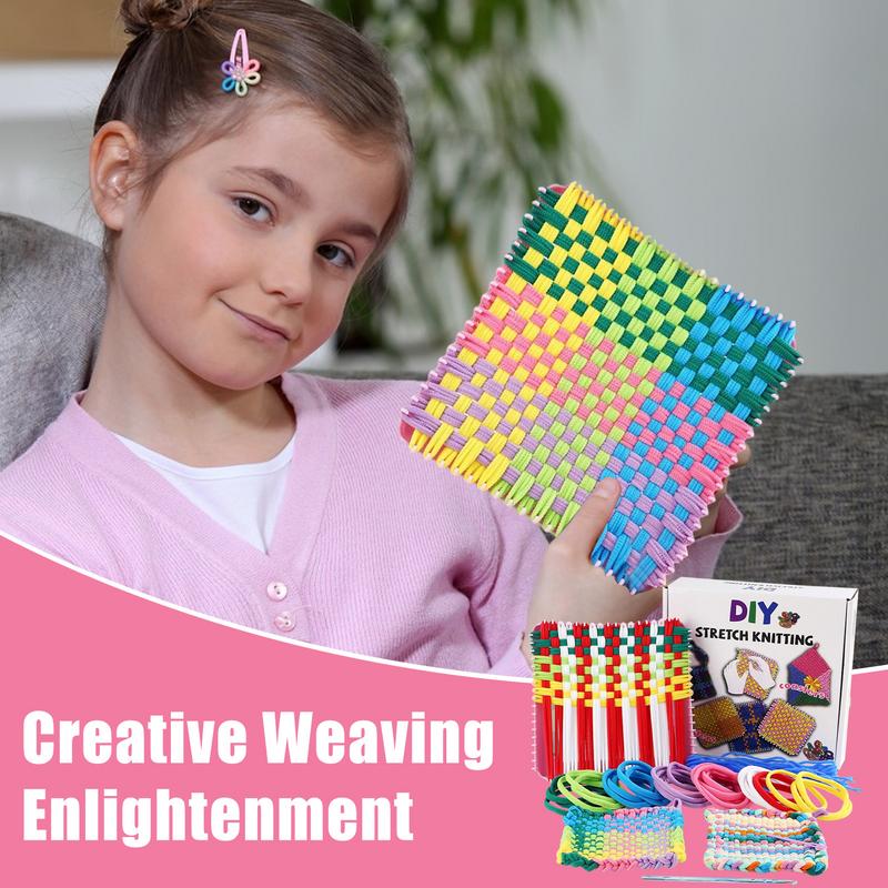 Art Craft 3 Year Old - ทอผ้าวงหัตถกรรมห่วงเติมสําหรับ Potholder Interactive Art CRAFT อุปกรณ์