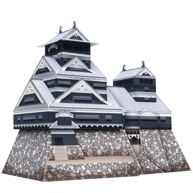 Art Craft Building - โมเดลกระดาษพับ 3 มิติ ปราสาทคุมาโมโตะ ประเทศญี่ปุ่น ของเล่นงานฝีมือ