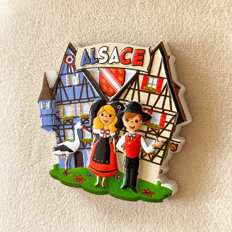 Alsace, ฝรั่งเศส Travel ของที่ - Art Craft Magnet บทวิจารณ์และราคา