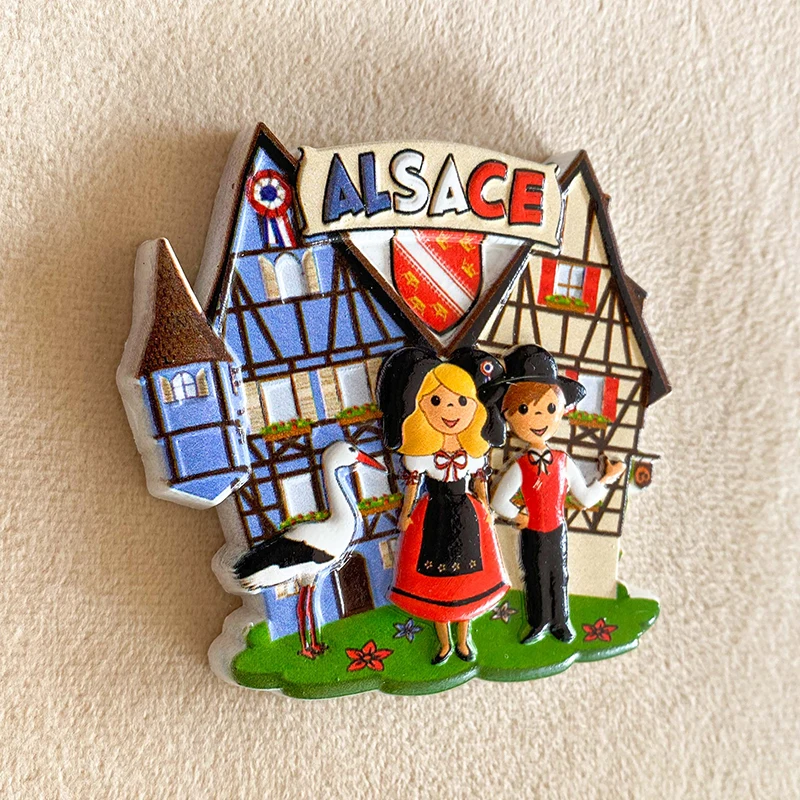 Alsace, ฝรั่งเศส Travel ของที่ - Art Craft Magnet บทวิจารณ์และราคา