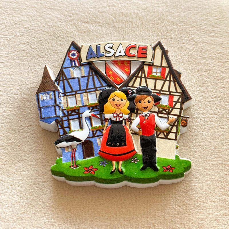 Alsace, ฝรั่งเศส Travel ของที่ - Art Craft Magnet บทวิจารณ์และราคา