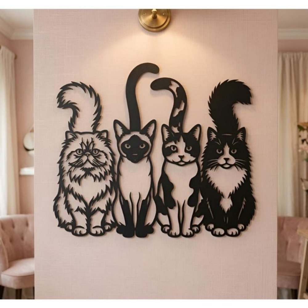 CIFBUY ศิลปะติดผนังโลหะสไตล์เร - Art Craft Cafe บทวิจารณ์และราคา