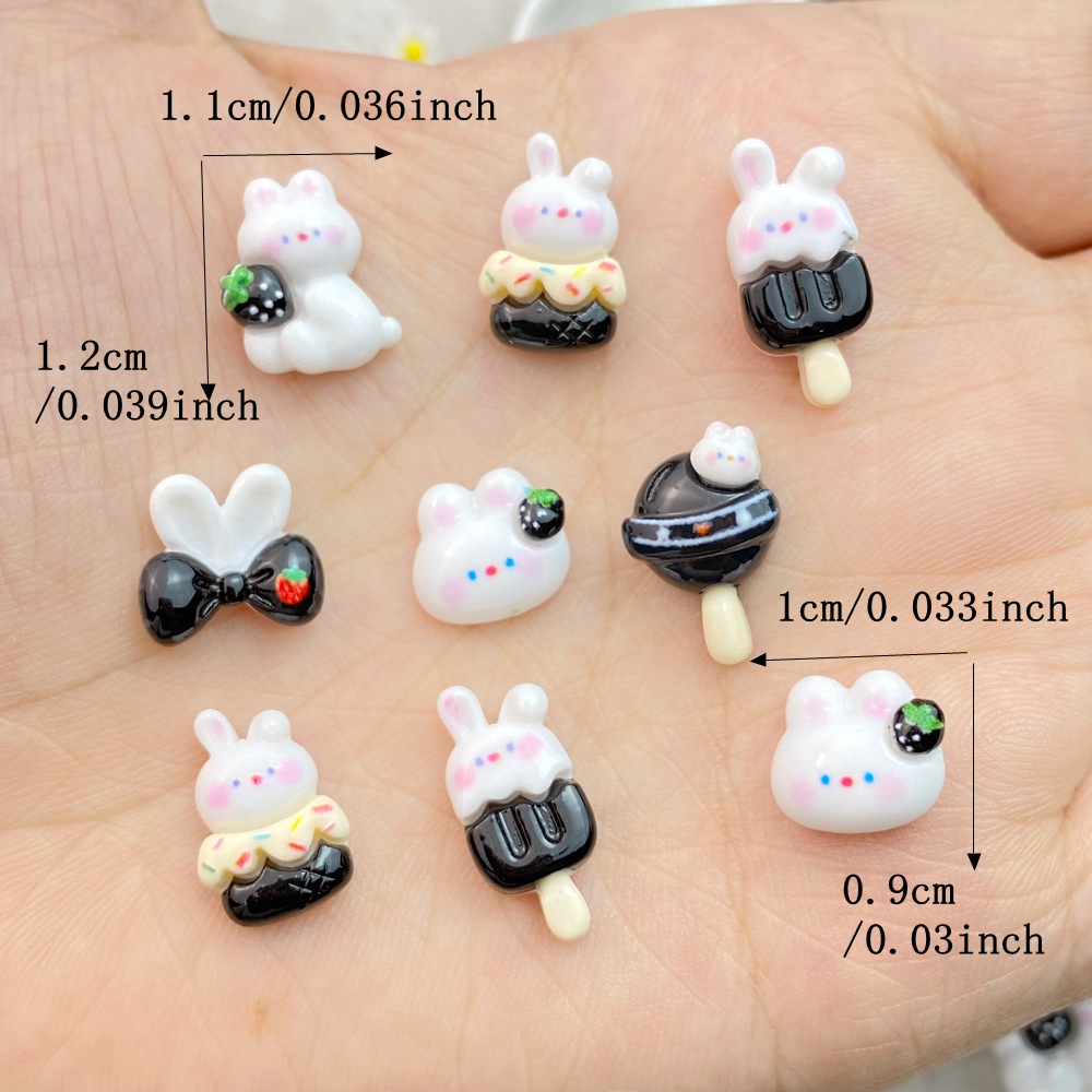 20ชิ้นผสมเล็บเรซิ่นการ์ตูนชุดก - Art Craft Rabbit บทวิจารณ์และราคา