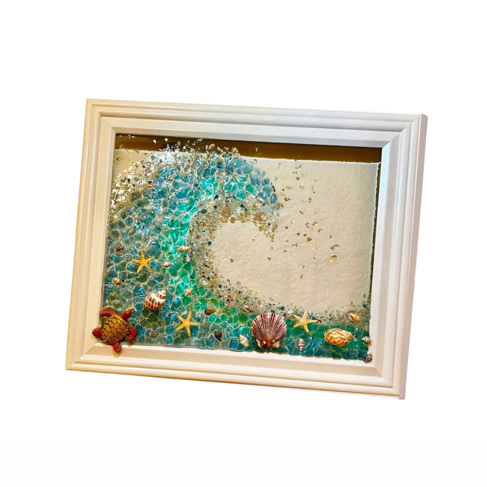 ชุดงานศิลปะจากแก้วทะเล ชุดกรอบ - Art Craft Earth Day บทวิจารณ์และราคา