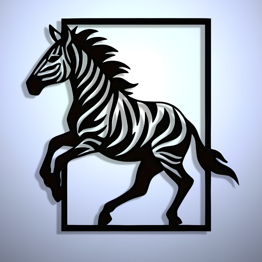 CIFBUY งานศิลปะติดผนังโลหะ รูป - Art Craft Zebra บทวิจารณ์และราคา