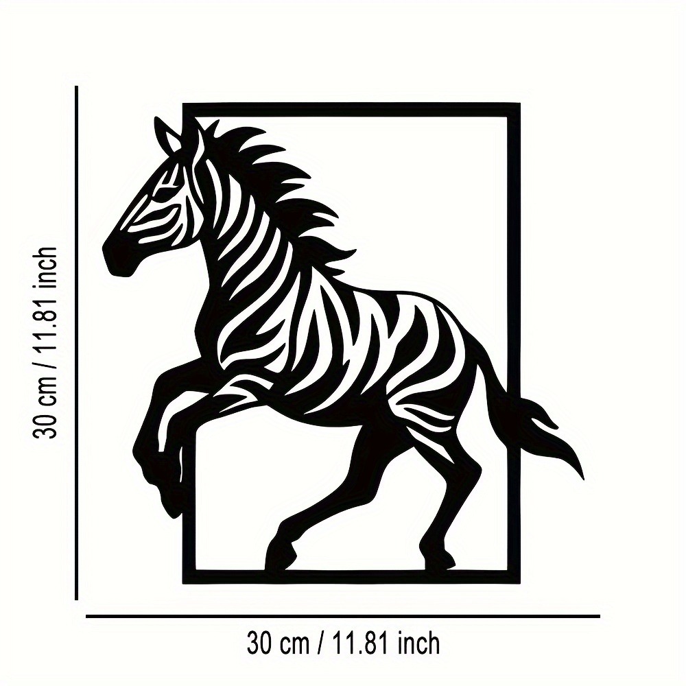 CIFBUY งานศิลปะติดผนังโลหะ รูป - Art Craft Zebra บทวิจารณ์และราคา