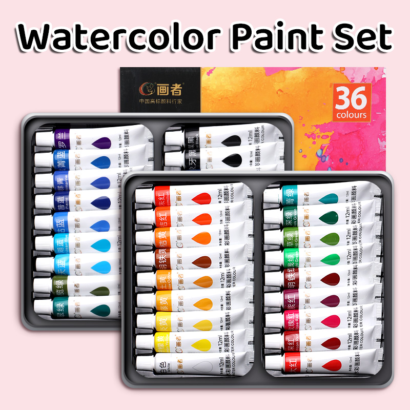 ชุดสีน้ํา 36 สี,12ml/0.41floz  - Art Craft Easy With Paper บทวิจารณ์และราคา