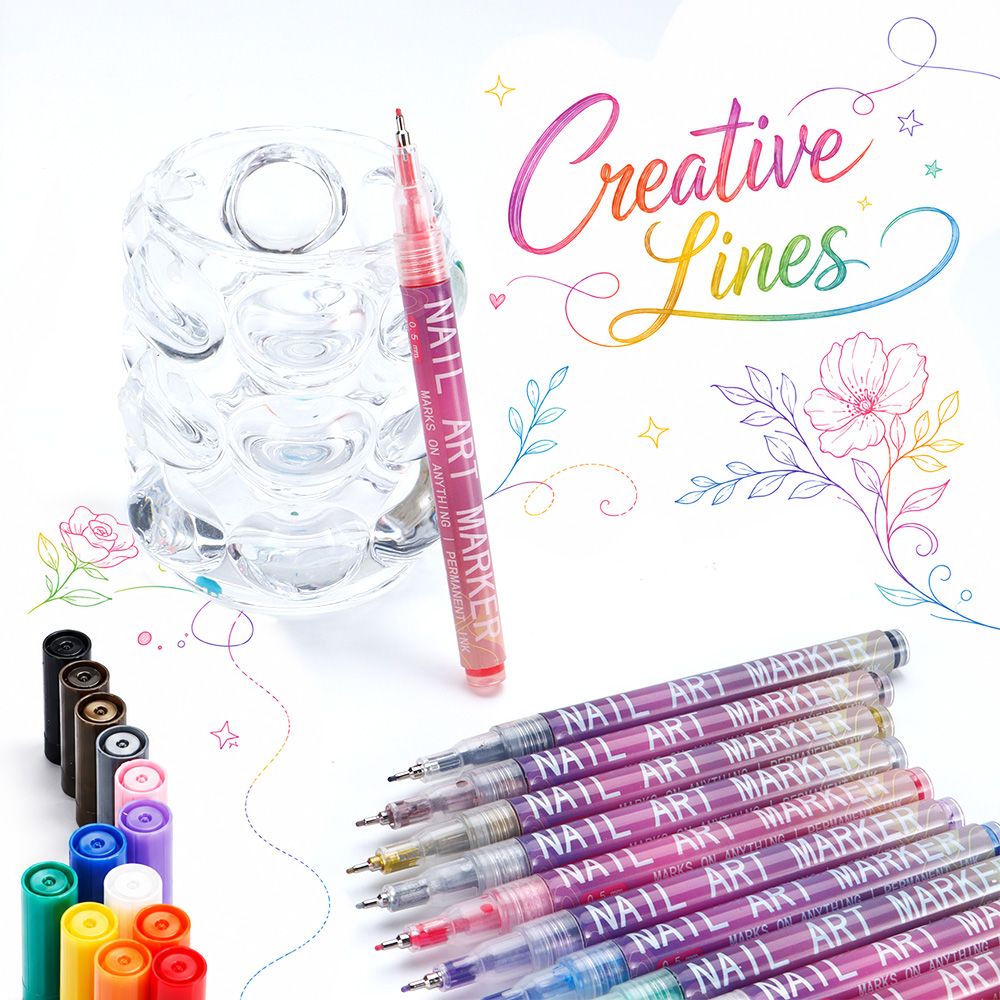 ชุดปากกามาร์กเกอร์เส้นเล็ก 12  - Illustration Marker Set บทวิจารณ์และราคา