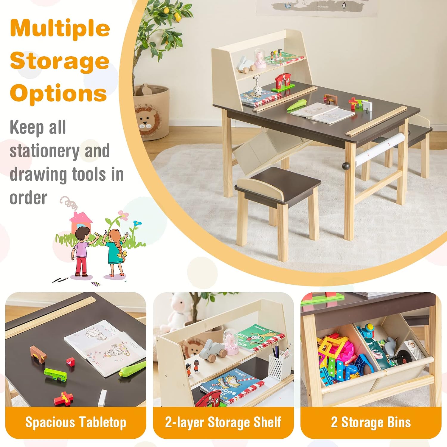 ชุดโต๊ะและเก้าอี้ศิลปะสำหรับเด - Art Craft 3 Year Old บทวิจารณ์และราคา