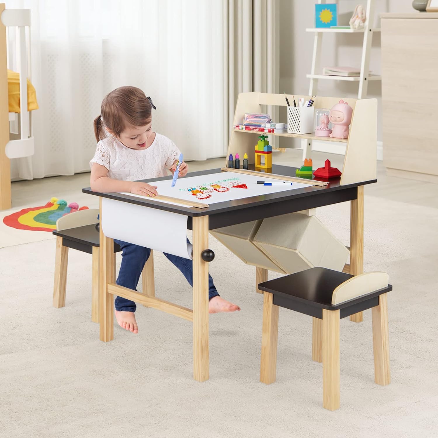 ชุดโต๊ะและเก้าอี้ศิลปะสำหรับเด - Art Craft 3 Year Old บทวิจารณ์และราคา