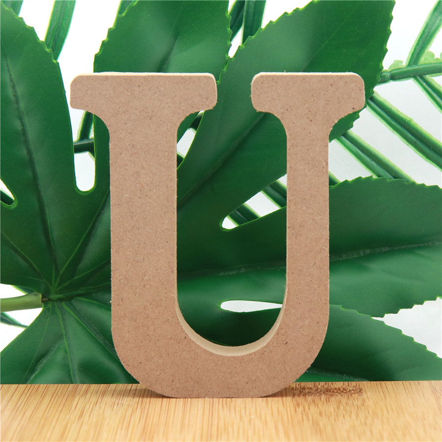 1ชิ้น10ซม. ไม้สีตัวอักษรไม้ตัว - Art Craft Names บทวิจารณ์และราคา