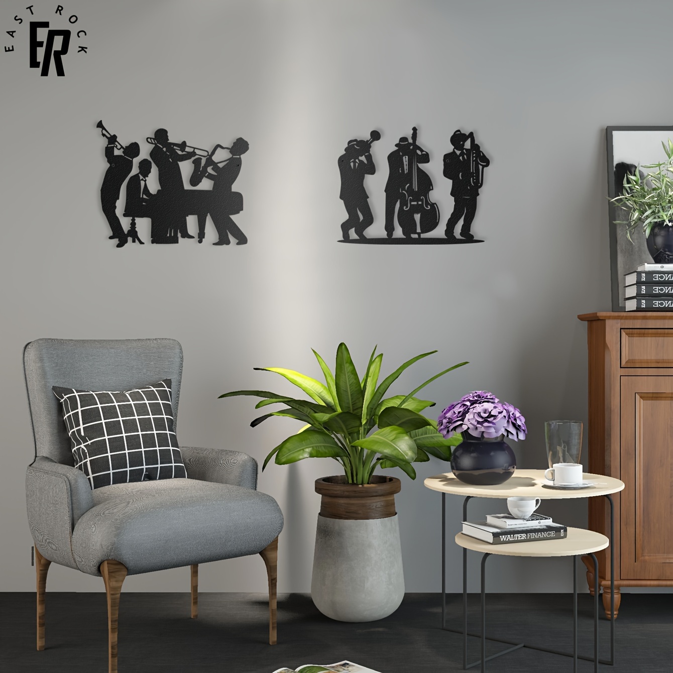 ของตกแต่งผนังรูปเงาดนตรีเมทัล  - Art Craft Cafe บทวิจารณ์และราคา