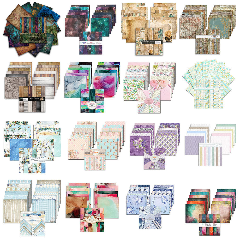 24 แผ่น 30x30 ซม.สมุดภาพกระดาษ - Art Craft Journal บทวิจารณ์และราคา