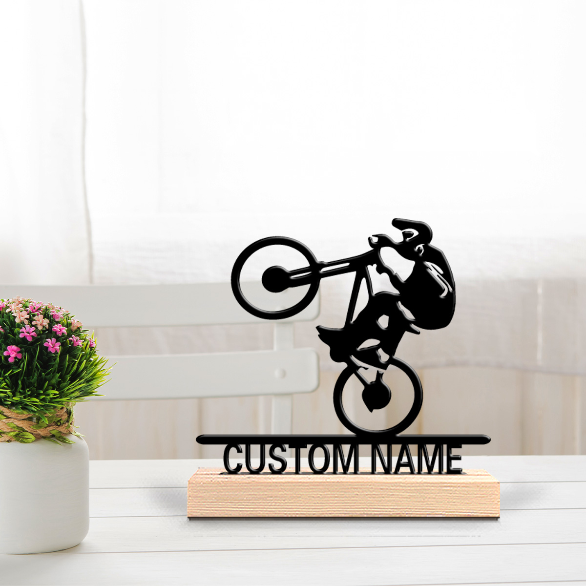 1 ชิ้น รูปปั้นโลหะตกแต่งบ้านรู - Art Craft Names บทวิจารณ์และราคา