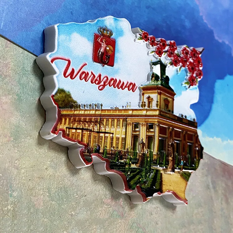 Warsaw 3D แม่เหล็กติดตู้เย็น ข - Art Craft Magnet บทวิจารณ์และราคา