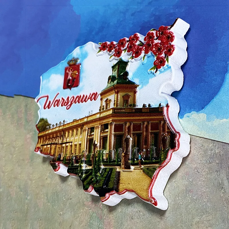 Warsaw 3D แม่เหล็กติดตู้เย็น ข - Art Craft Magnet บทวิจารณ์และราคา