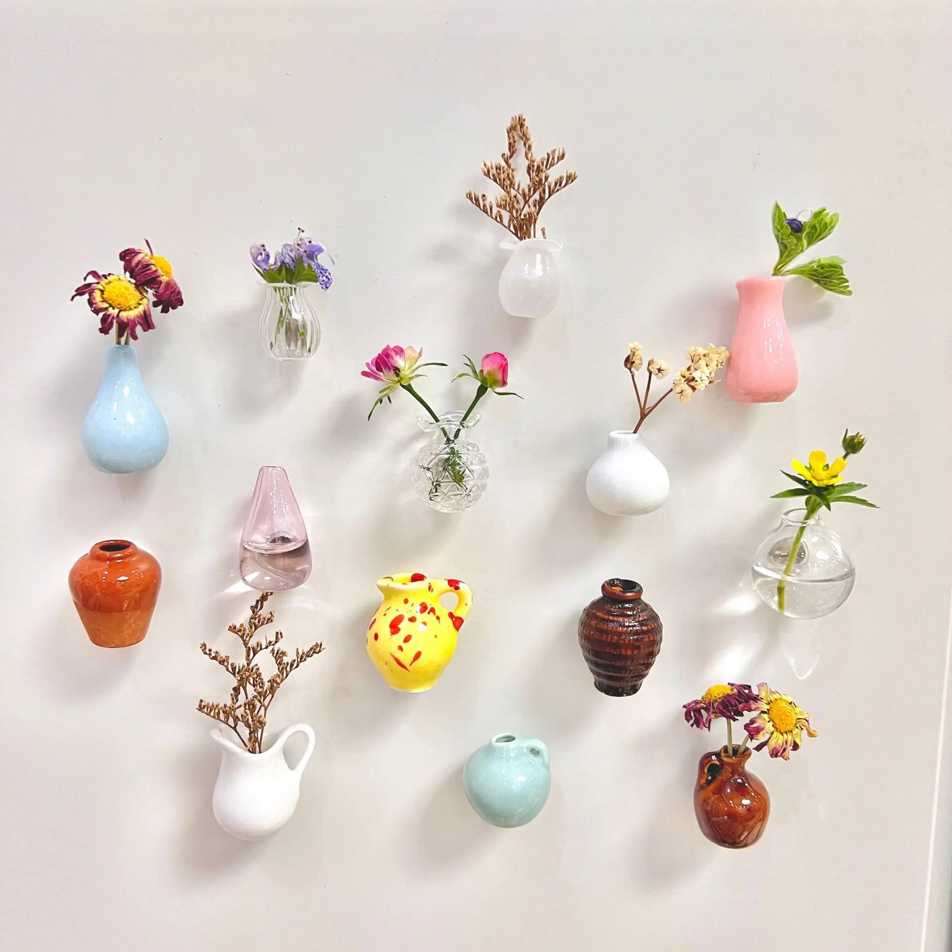 แจกันแก้วมินิสุดน่ารัก ตกแต่งบ - Art Craft Magnet บทวิจารณ์และราคา