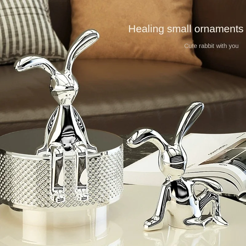 [MGT] รูปปั้นกระต่ายสีเงินสีทอ - Art Craft Rabbit บทวิจารณ์และราคา