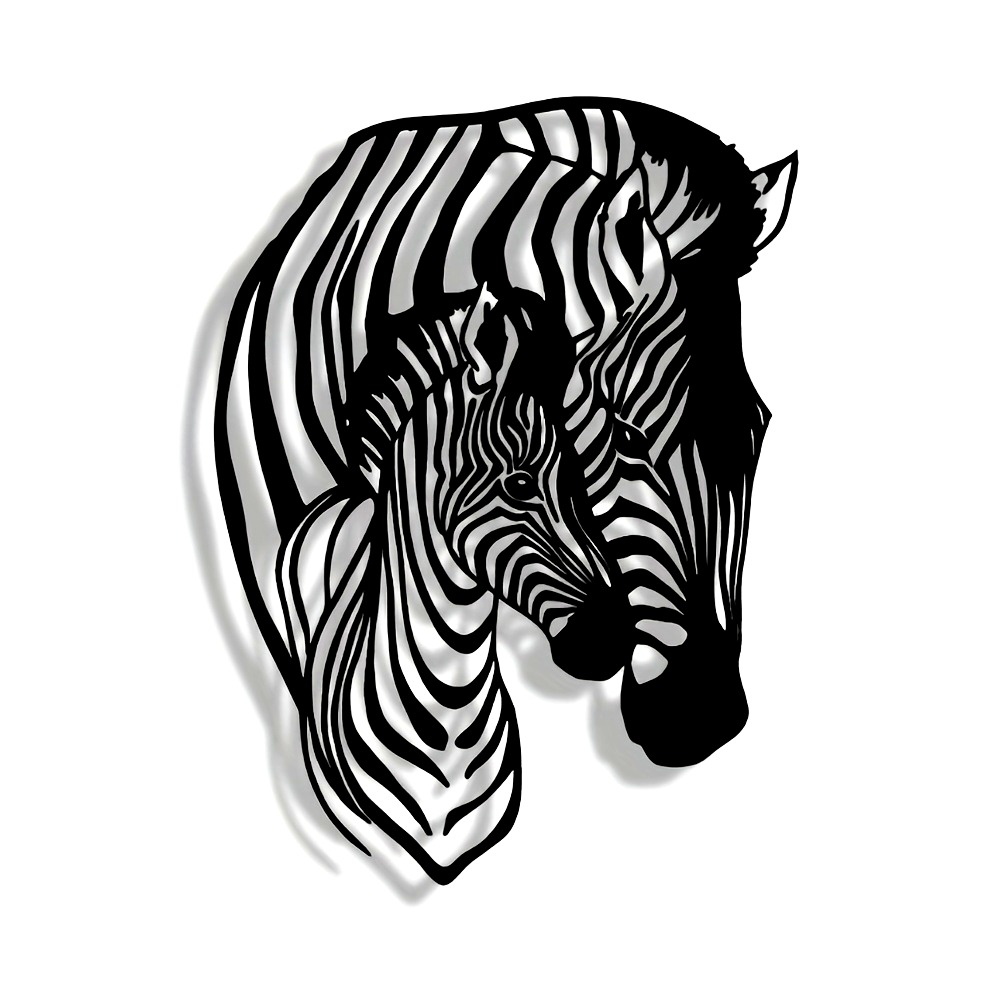 งานศิลปะติดผนังโลหะลายม้าลายสไ - Art Craft Zebra บทวิจารณ์และราคา