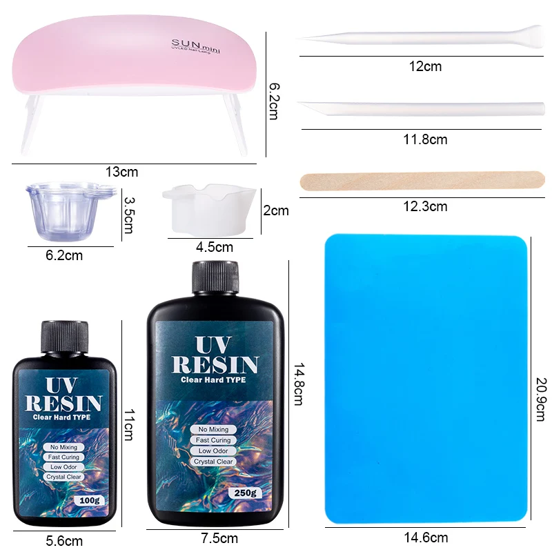 Hard UV เรซิ่นกาวชุด Fast Curi - Art Craft Glue บทวิจารณ์และราคา
