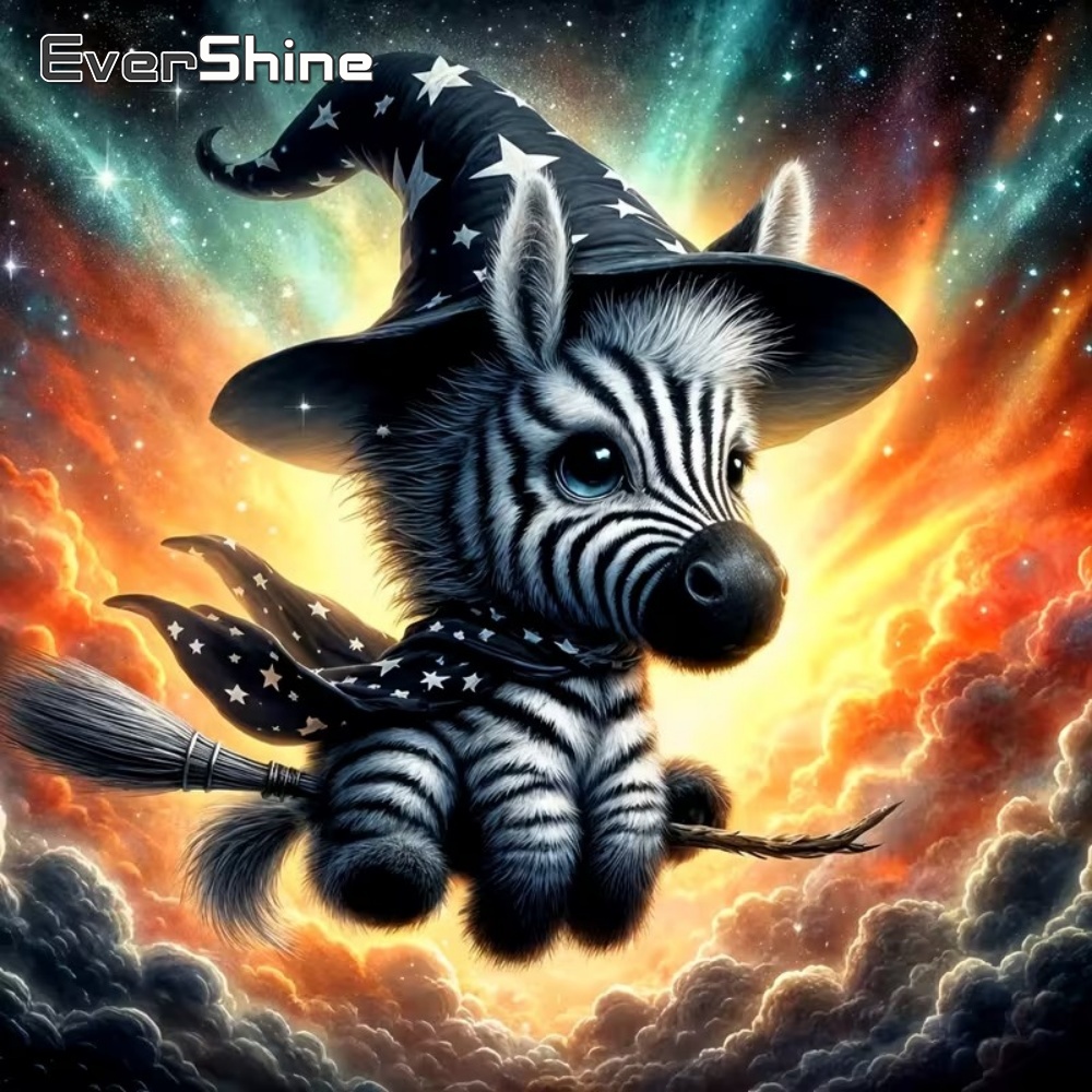 ภาพปักเพชร EverShine 5D DIY ลา - Art Craft Zebra บทวิจารณ์และราคา
