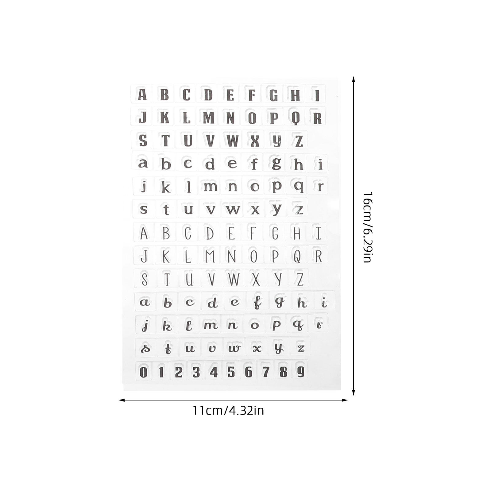 ชุดแสตมป์ซิลิโคนใส 4 ชิ้น สำหร - Art Craft Journal บทวิจารณ์และราคา