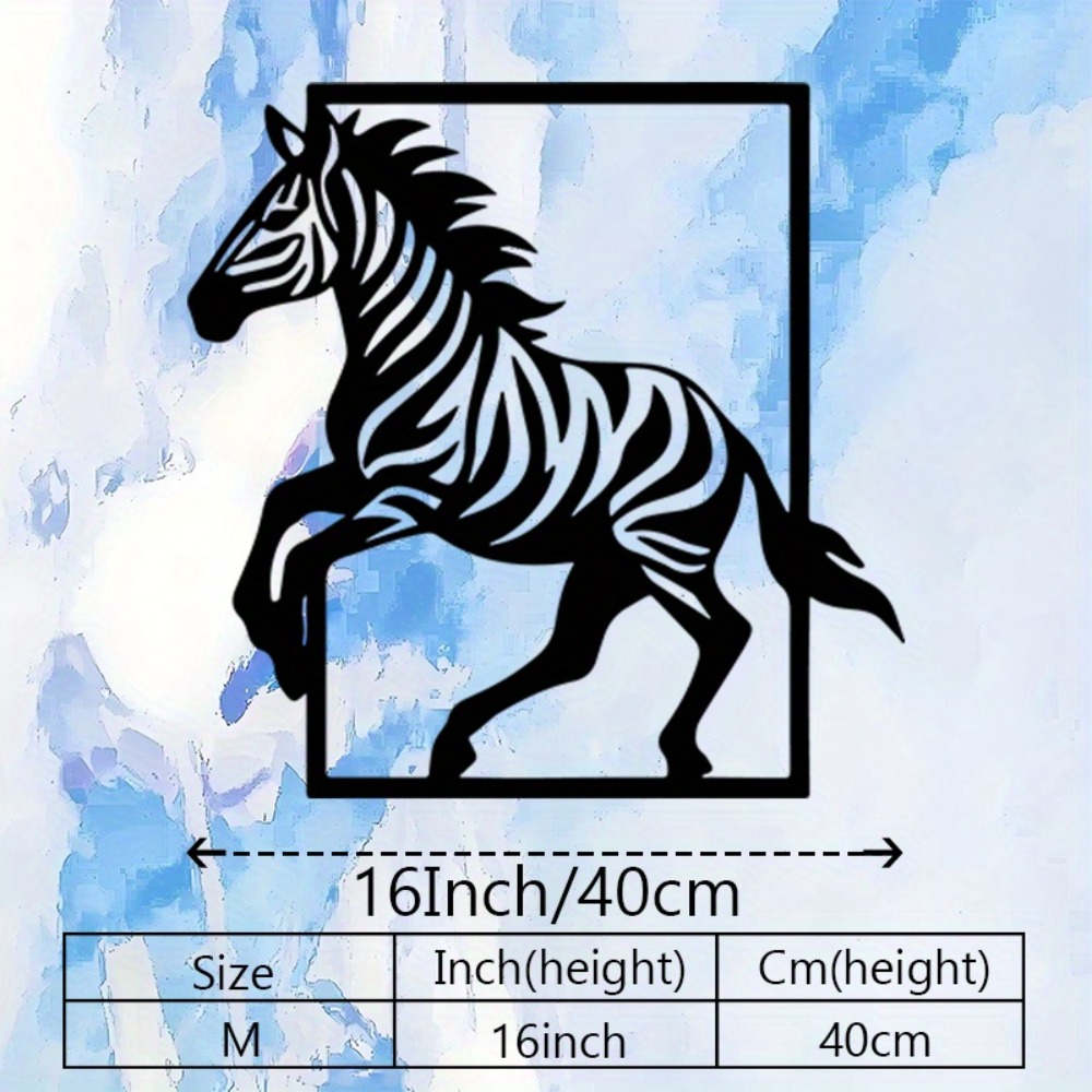 CIFBUY งานศิลปะติดผนังโลหะ รูป - Art Craft Zebra บทวิจารณ์และราคา