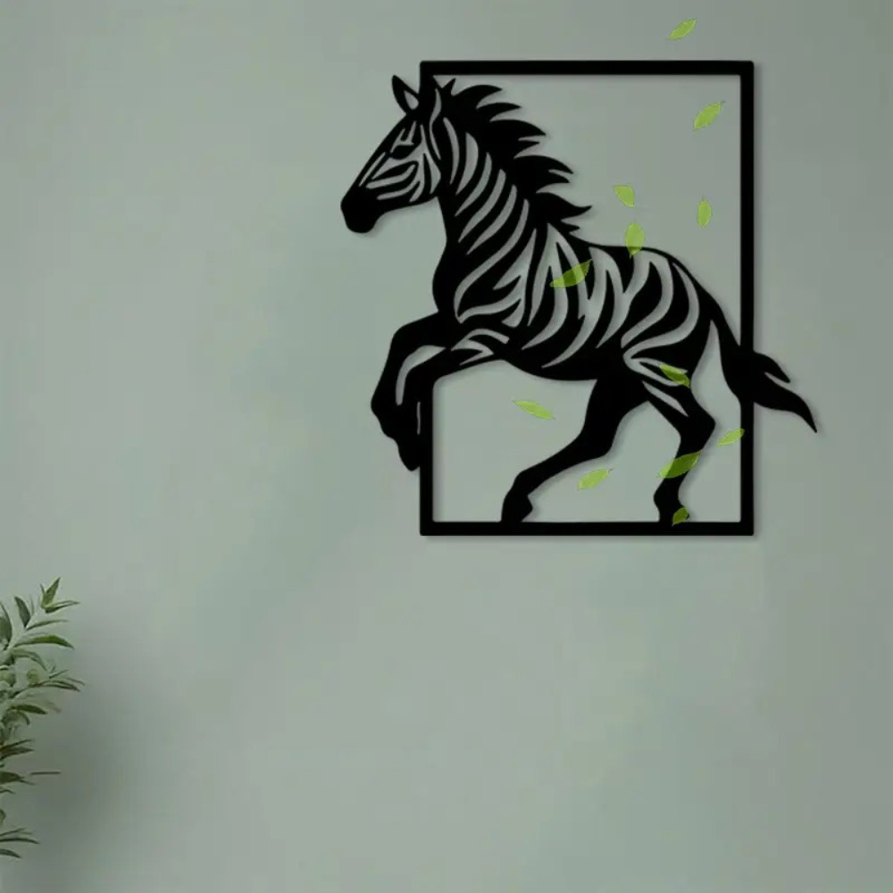 CIFBUY งานศิลปะติดผนังโลหะ รูป - Art Craft Zebra บทวิจารณ์และราคา