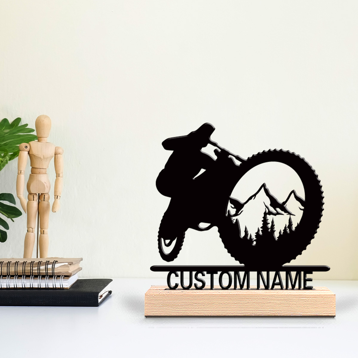 รูปปั้นโลหะรูปมอเตอร์ไซค์วิวภู - Art Craft Names บทวิจารณ์และราคา