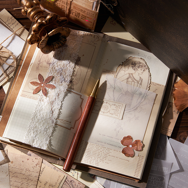 ชุดกระดาษงานฝีมือสไตล์วินเทจ ล - Art Craft Journal บทวิจารณ์และราคา