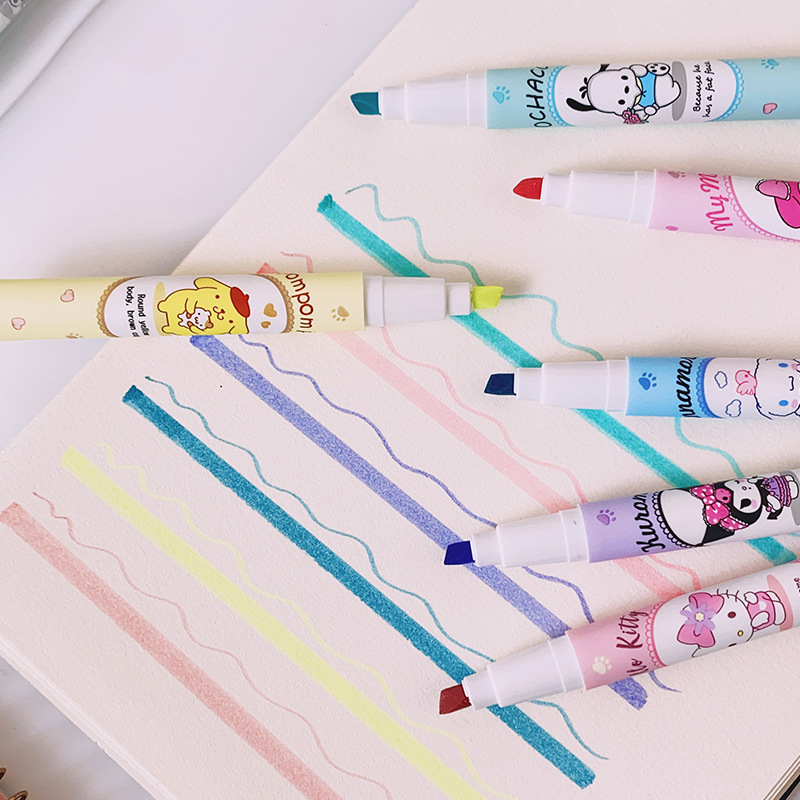 6 ชิ้น ซานริโอ เฮลโล คิตตี้ ไฮ - Illustration Marker Set บทวิจารณ์และราคา