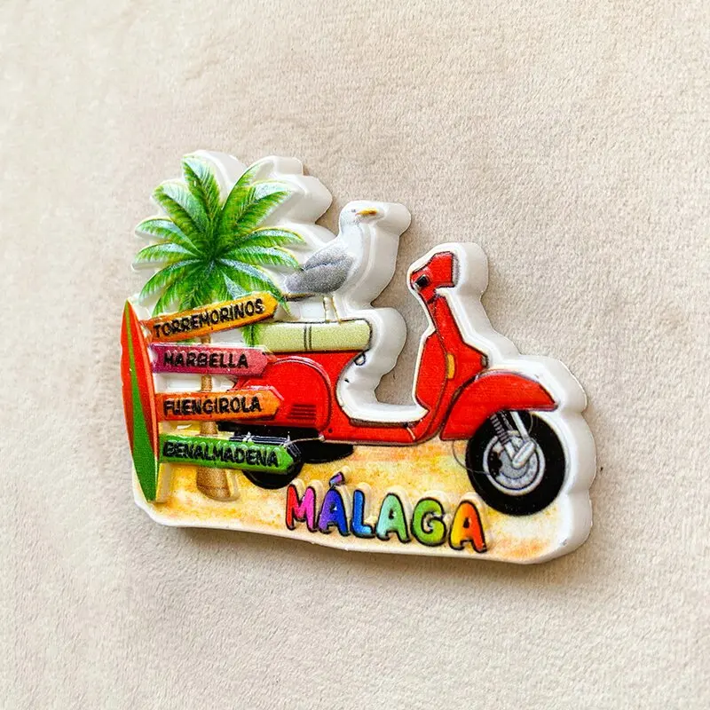 มาลากา สเปน ของที่ระลึกการเดิน - Art Craft Magnet บทวิจารณ์และราคา