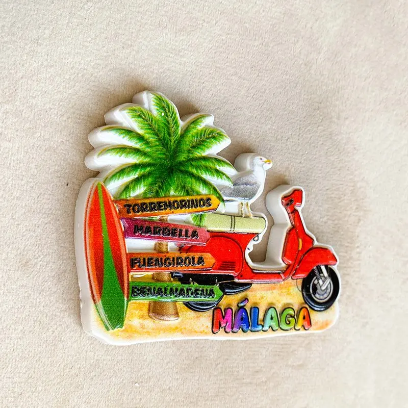 มาลากา สเปน ของที่ระลึกการเดิน - Art Craft Magnet บทวิจารณ์และราคา