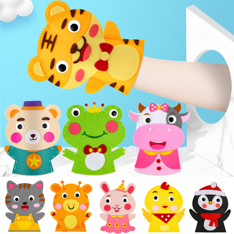 น่ารักการ์ตูนสัตว์หุ่นมือเด็ก  - Art Craft 3 Year Old บทวิจารณ์และราคา