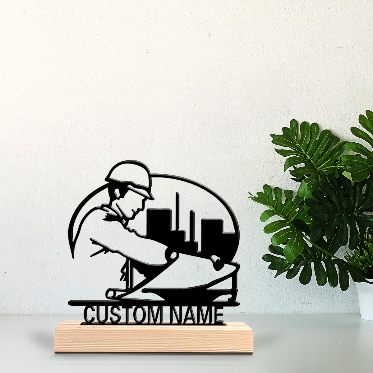 งานฝีมือประติมากรรมโลหะรูปคนงา - Art Craft Names บทวิจารณ์และราคา