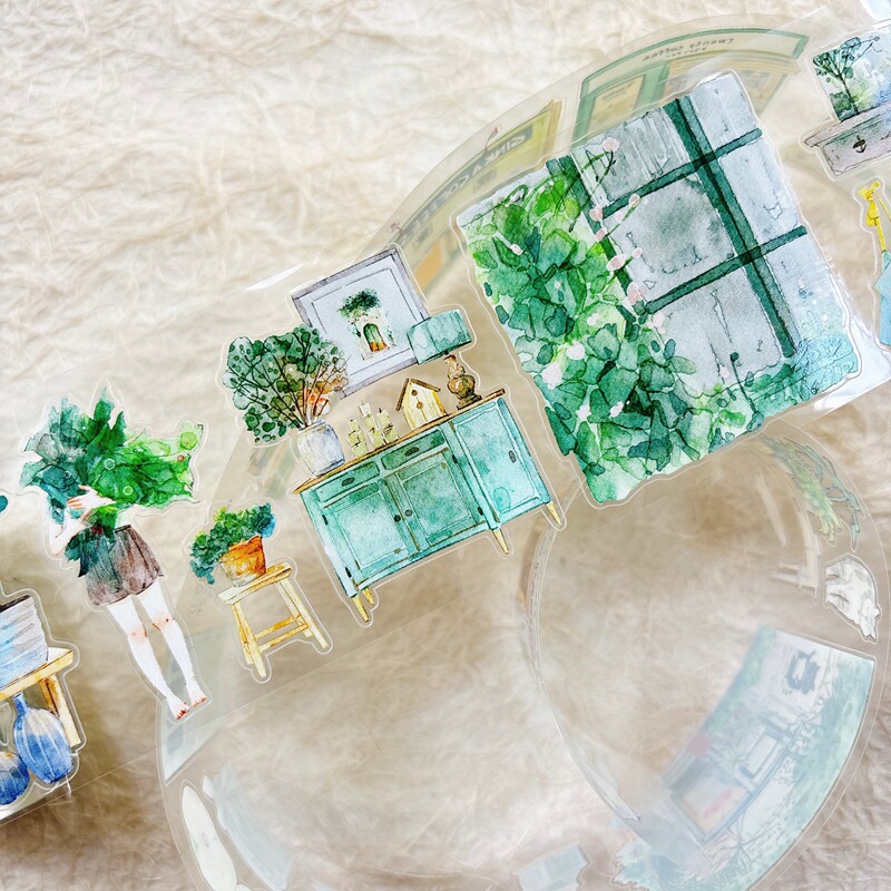 ดิงดิง สตูดิโอ วินเทจ กรีน โฮม - Washi Tape Rolls บทวิจารณ์และราคา