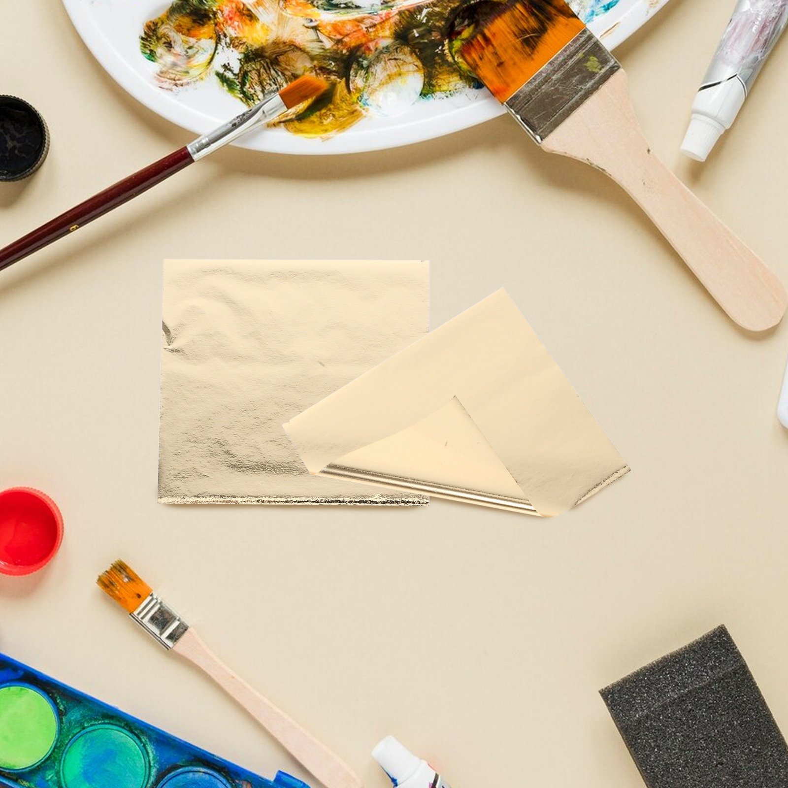 แผ่นฟอยล์สีทอง 100 ชิ้น ใบไม้จ - Art Craft Easy With Paper บทวิจารณ์และราคา