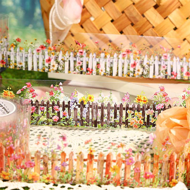 เทปวาชิ PET ลายรั้วบ้าน 1 ม้วน - Washi Tape Rolls บทวิจารณ์และราคา