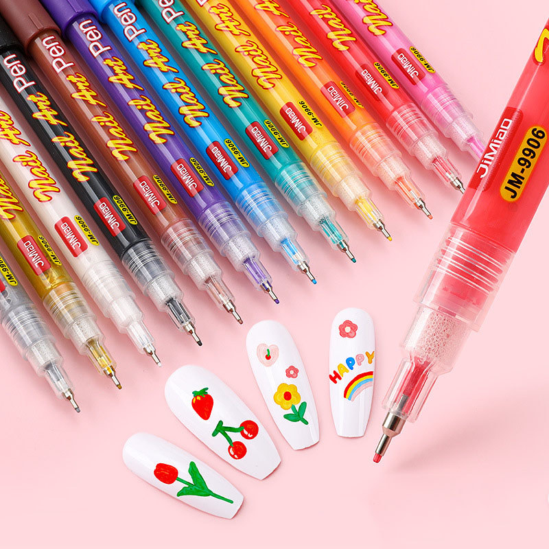 ปากกามาร์คเกอร์เพ้นท์เล็บ 12 ส - Illustration Marker Set บทวิจารณ์และราคา