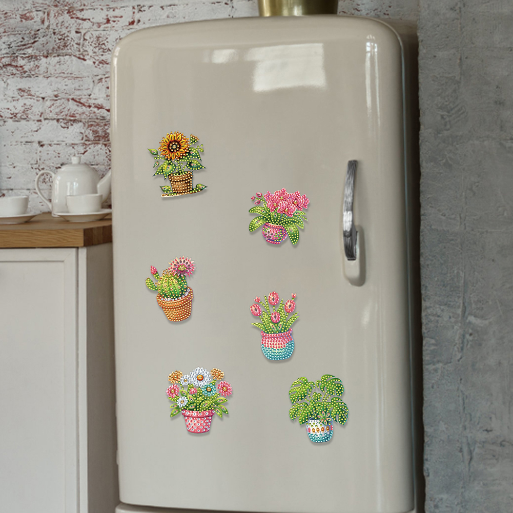 แม่เหล็กติดตู้เย็นลายเพชร 6 ชิ - Art Craft Magnet บทวิจารณ์และราคา