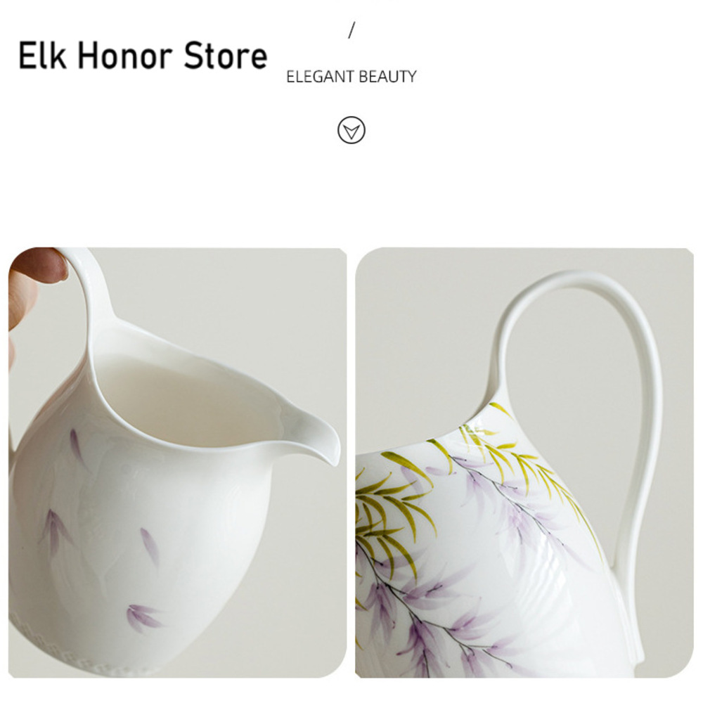เหยือกน้ำชาศิลปะวิสเทอเรียทำด้ - Art Craft Cafe บทวิจารณ์และราคา